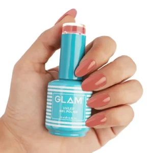 Glam Gel Nail Polish - Light Brown (15ml)