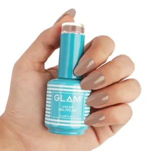 Glam Gel Nail Polish - Peanut Brown (15ml)