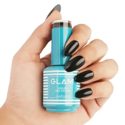 Glam Gel Nail Polish – Black (15ml)