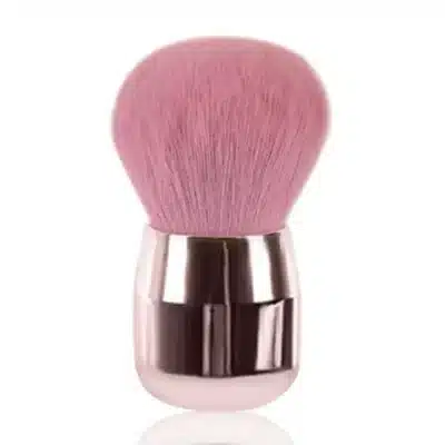 Premium Puffy Chrome Pink Dusting Brush