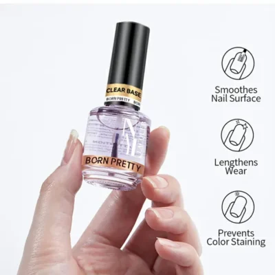 Born Pretty Air Dry Nail Polish Clear Base (15ml)