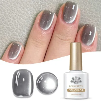 Born Pretty Water Light Cat Magnetic Gel Polish Smoky Aash My78 (10ml)