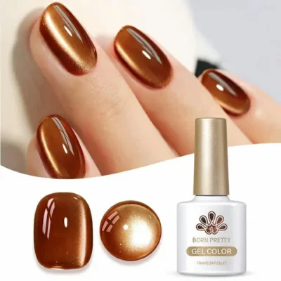 Born Pretty Water Light Cat Magnetic Gel Polish Caramel My79 (10ml)