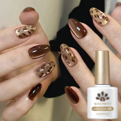 Born Pretty Water Light Cat Magnetic Gel Polish Dark Chocolate My80 (10ml)