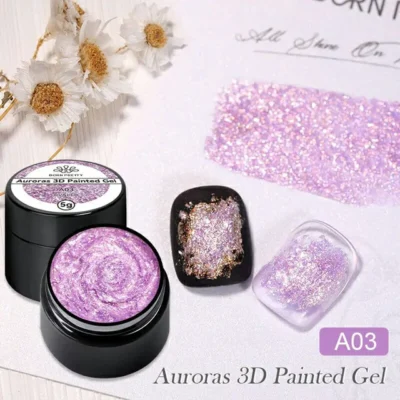 Born Pretty Auroras 3d Painted Gel A03 (5ml)