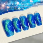 Born Pretty Blue Cat Magnetic Gel Polish Interstellar My44 (10ml)
