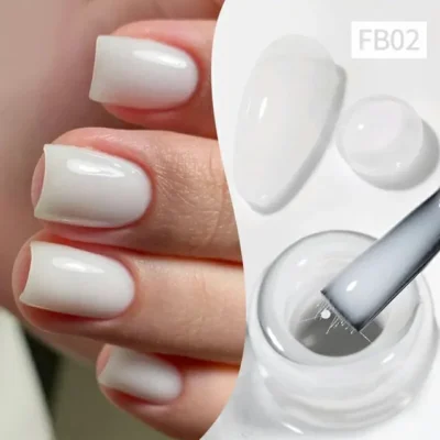 Born Pretty Fiber Rubber Base Gel Milky White Fb02 (10ml)
