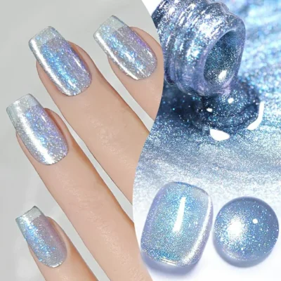 Born Pretty Light Blue Cat Magnetic Gel Polish - Glacier My37 (10ml)