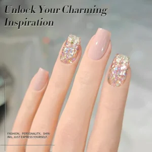 Born Pretty Multicolor Sequins Glitter Gel Polish Rainbow Island Sg04 (10ml)