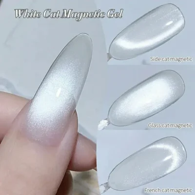 Born Pretty White Cat Magnetic Gel Polish Milky Cat (10ml)