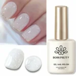 Born Pretty White Snow Glitter Jelly Gel Polish (15ml)