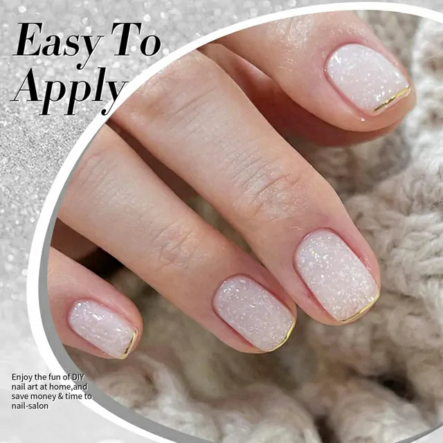 Born Pretty White Snow Glitter Jelly Gel Polish (15ml) Born Pretty White Snow Glitter Jelly Gel Polish (15ml)