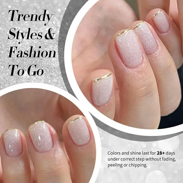 Born Pretty White Snow Glitter Jelly Gel Polish (15ml) Born Pretty White Snow Glitter Jelly Gel Polish (15ml)