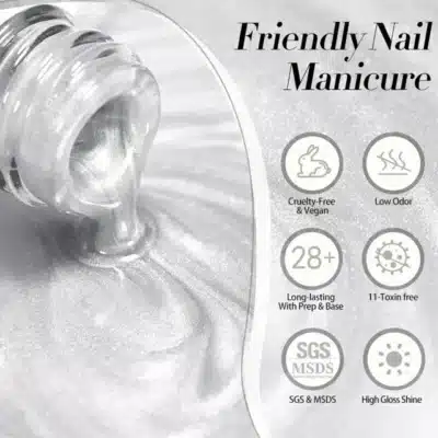 Born Pretty Water Light Cat Magnetic Gel Polish First Love My02 (10ml)