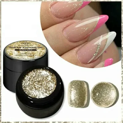 Born Pretty Sparkle Painting Gel Super Gold (5ml)