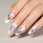 Abstract Lady Face Stamping Plate By Nicole Diary (s03)