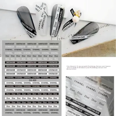 Brand Nail Art Sticker Sheet (dh-450)