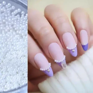 Round Tiny Pearl Nail Charms (1.5mm)