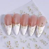 Golden Jade Leaf 3d Nail Stickers Sheet (mo-392)