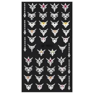 Mehandi / Necklace Style 5d Sticker Sheet (5d-k013)