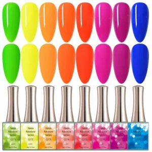 Canni Neon Rainbow Series Gel Polish Set (16ml)