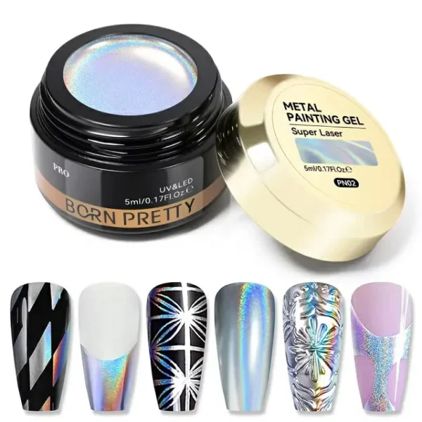 Born Pretty Pro Painting Gel (12 Colors) - Super Laser