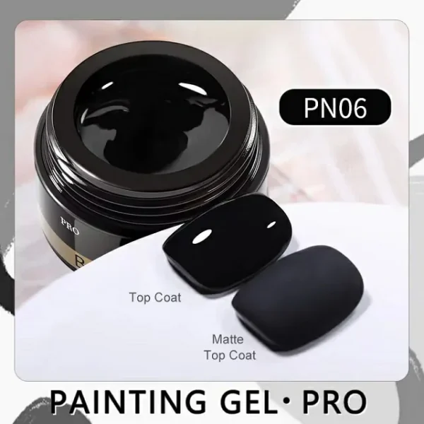 Born Pretty Pro Painting Gel (12 Colors) - Black