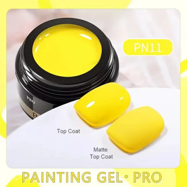 Born Pretty Pro Painting Gel (12 Colors) - Yellow