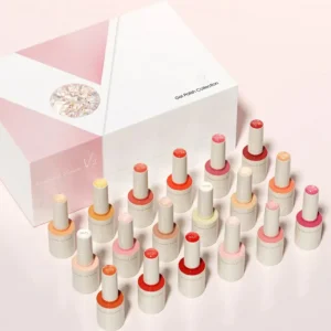 Venalisa V2 Hema Free Gel Polish Set – 22 Pcs With Color Card (Passionate Tomato)
