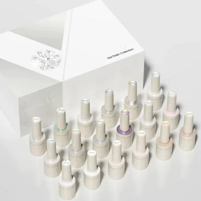 Venalisa V4 Hema Free Gel Polish Set – 22 Colors With Color Card (snow Lotus)
