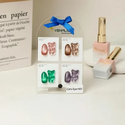 Venalisa Cat Eye Gel Nail Polish (set Of 4) H01
