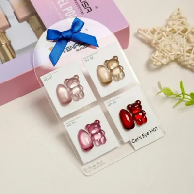 Venalisa Cat Eye Gel Nail Polish (set Of 4) H07