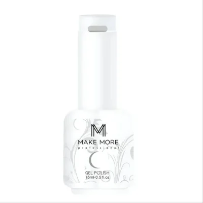 Make More White Gel Nail Polish (15ml) (001)