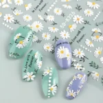 Daisy Flower 5D Nail Art Stickers Sheet (5D-K226)