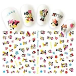 Mickey And Minnie Disney Nail Stickers Sheet (F099)