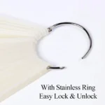 Nail Art Display Swatch Sticks And Metal Ring (pack Of 50)