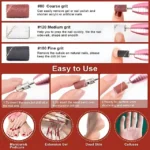 Professional Nail Drill Sanding Bands (80# 120# 180# Grit)