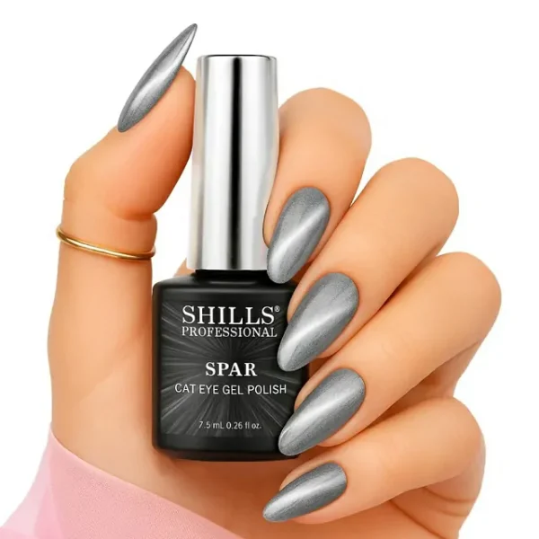 Shills Professional Spar Cat Eye Gel Polish Silver (7.5ml)