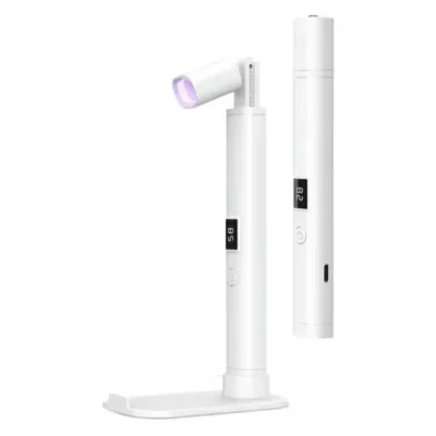 Foldable Straight Line Nail Lamp With Stand Mobile Holder And Silicon Lenses