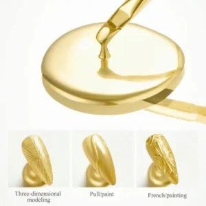 Shills Professional Metallic Color Gel Pots (5ml) (Gold-A412)