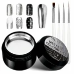 Shills Professional Metallic Color Gel Pots (5ml) (Silver-A411)