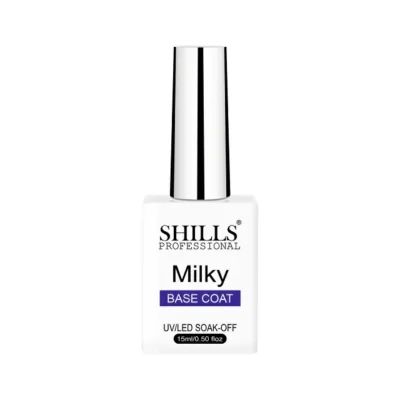 Shills Professional Milky Base Coat (15ml) Clear