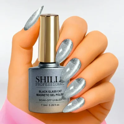Shills Professional Black Glass Cat Magnetic Gel Polish (7.5ml) 426 (3)