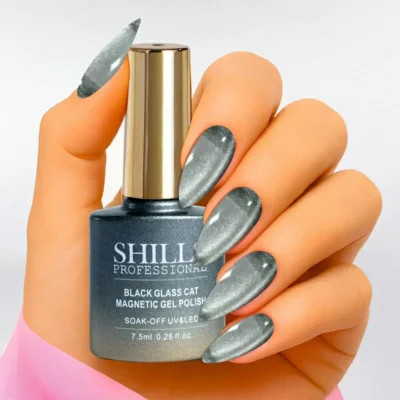 Shills Professional Black Glass Cat Magnetic Gel Polish (7.5ml) 427 (3)