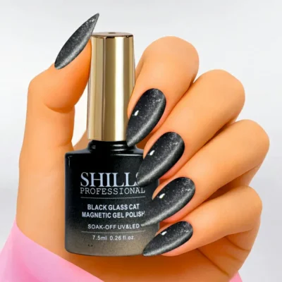 Shills Professional Black Glass Cat Magnetic Gel Polish (7.5ml) 429 (3)