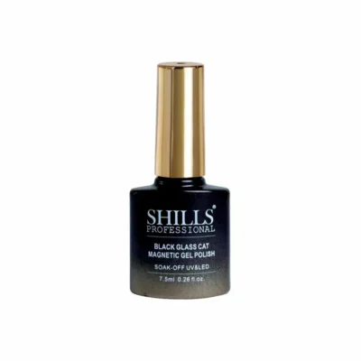 Shills Professional Black Glass Cat Magnetic Gel Polish (7.5ml) 432 (1)