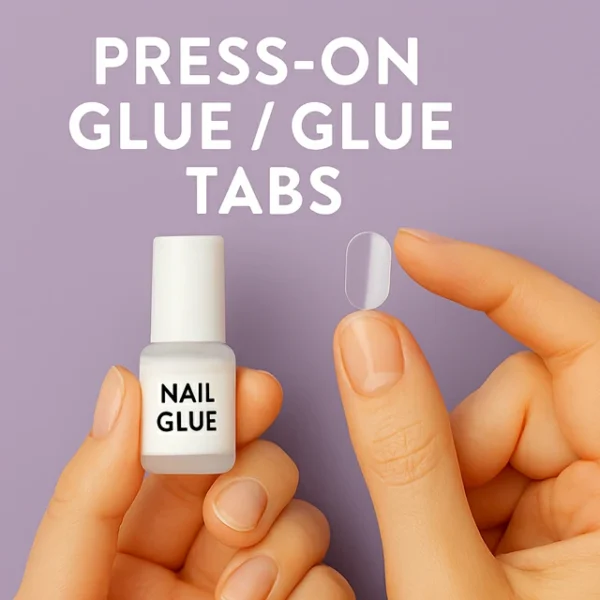 Press On Glue Or Glue Tabs