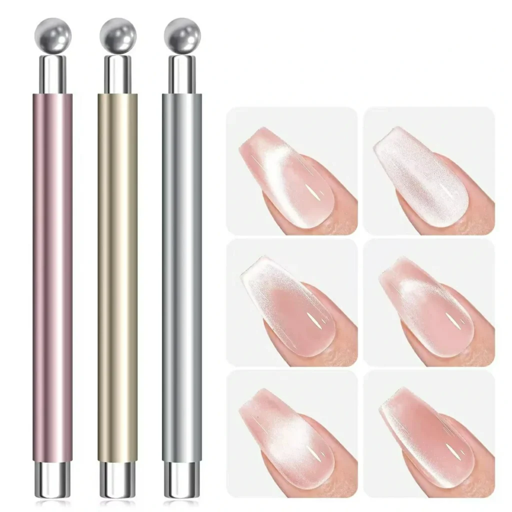 Cat Eye Nail Art Double Headed Bar Magnet