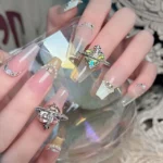 Crooked Heart Planet Nail Charms (3)