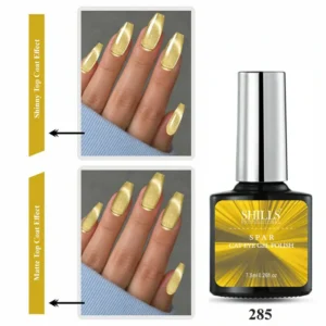 Shills Professional Spar Cat Eye Gel Polish Gold (3)